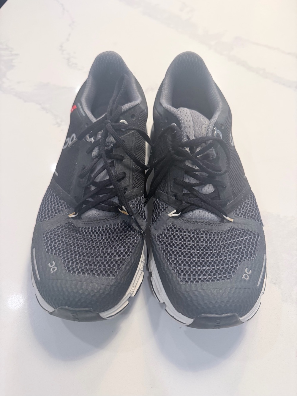 On Running Women's Black and Gray Athletic Running Shoes